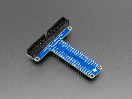 Assembled Pi T-Cobbler Plus - GPIO Breakout - Pi A+, B+, Pi 2/3/4, Zero  Adafruit  2028