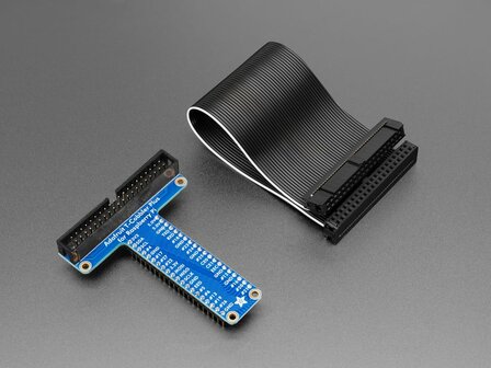 Assembled Pi T-Cobbler Plus - GPIO Breakout - Pi A+, B+, Pi 2/3/4, Zero  Adafruit  2028