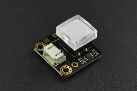 Gravity: LED-schakelaar vierkant voor Arduino / micro:bit  DFR0789