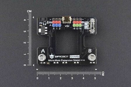 Mate - een mini &amp; dun uitbreidingsbord voor micro:bit DFR0518