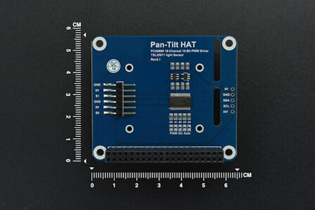 Pan-Tilt HAT voor Raspberry Pi en Jetson Nano FIT0731