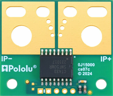 CT433-HSWF50MR TMR Current Sensor Large Carrier -50A to +50A, 3.3V Pololu 5333