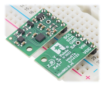 MinIMU-9 v6 Gyro, Accelerometer, and Compass LSM6DSO and LIS3MDL Carrier Pololu 2862