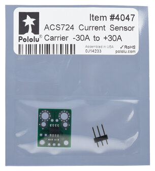 ACS724LLCTR-30AB Current Sensor Carrier -30A to +30A Pololu 4047