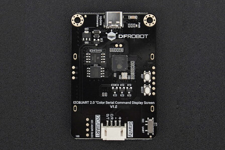 Gravity: 2.0 Inch IPS Color Serial Display with I2C &amp; UART (Support micro:bit &amp; MakeCode Graphical Programming) DFR0997