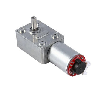 JGY370 6 rpm wormwielmotor DC 12v reductie omkeerbare zelfborgende motor met twee-fase Hall encoder