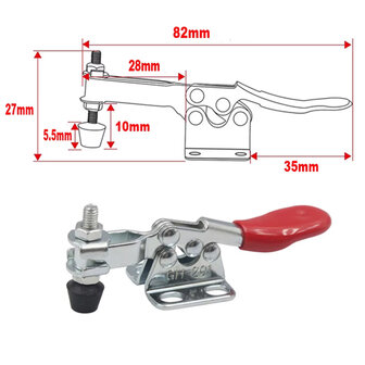 Snelspanklem GH-201-A 27kg cnc Horizontaal