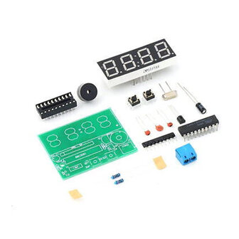 YSZ-4 4-Bits Digitale Elektronische Klok &ndash; DIY Zelfbouwkit met LED Display