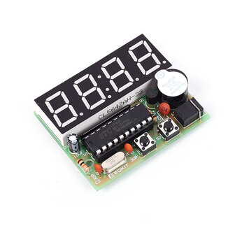 YSZ-4 4-Bits Digitale Elektronische Klok &ndash; DIY Zelfbouwkit met LED Display