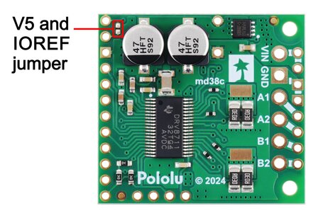 Pololu High-Power Stepper Motor Driver 36V8 &ndash; 8A, 6.5V-50V, Pololu 3731