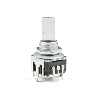 COM-15141 Rotary Encoder &ndash; Verlicht (RGB), 360&deg; Rotatie en Drukknop Functie