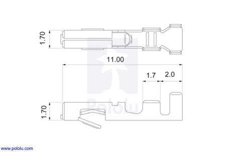 JST RCY Connector Pack 3 stuks Female Pololu-1934