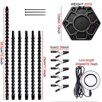Soldeer Station - Helpende hand - Las Ondersteuning - 3e Hand - Praktische Soldeer Oplossing - Inclusief Vergrootglas