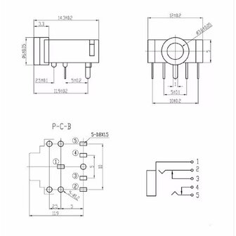 Audio Jack 3.5mm PJ-307 &ndash; Premium Audio Connector