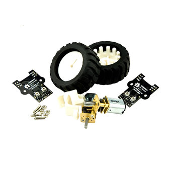 MiniQ Motor Wheel Set met Encoder Kit0015 &ndash; Compleet Systeem voor Robotica en Automatisering Kit0015