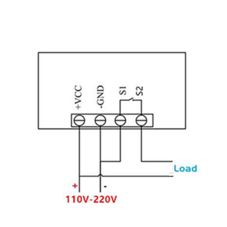 LCD Temperatuur display met controller 220V