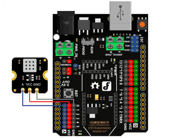 Fermion: MEMS waterstof H2 gasdetectie sensor (Breakout, 0.1-1000ppm) SEN0572