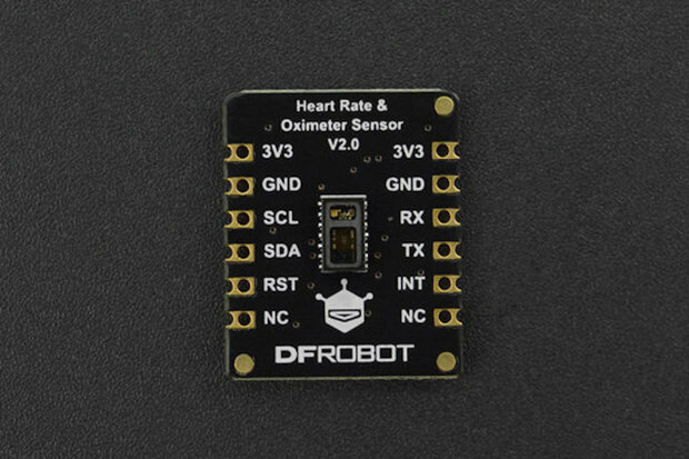 Fermion: MAX30102 PPG Heart Rate and Oximeter Sensor (Breakout, I2C/UART) SEN0344