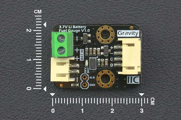 Gravity: I2C 3.7V Li-batterij acculaadindicator DFR0563