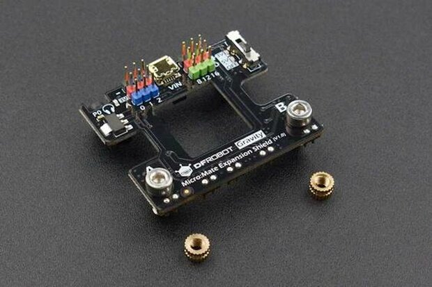 Mate - een mini & dun uitbreidingsbord voor micro:bit DFR0518