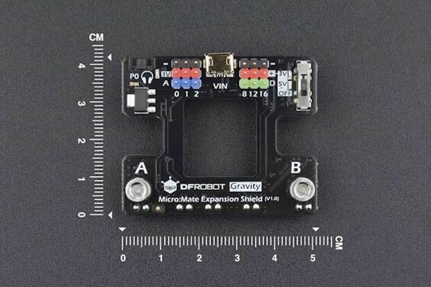 Mate - een mini & dun uitbreidingsbord voor micro:bit DFR0518