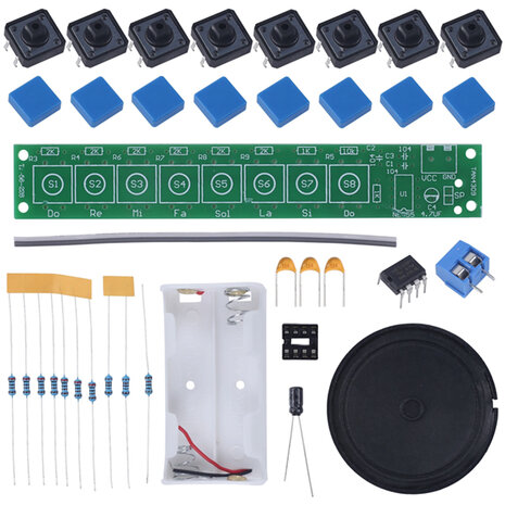 Elektronisch Orgel Muziek Module NE555 DIY Kit