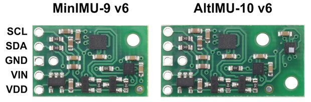 AltIMU-10 v6 Gyro, Accelerometer, Compass, and Altimeter LSM6DSO, LIS3MDL, LPS22DF  Pololu 2863