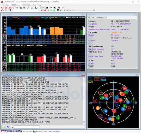 LOCOSYS LC20031-V2 135-kanaals dual-band GNSS-ontvangermodule Pololu 2157