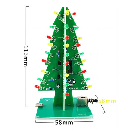 Kerstboom Mini Kits bouwpakket DIY kit Christmas Tree