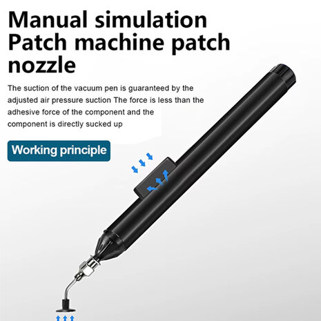 Precision Vacuum Suction Pen - Soldeer Vacuum Zuig Pen - FFQ-939 Vacuum Sucking Pen