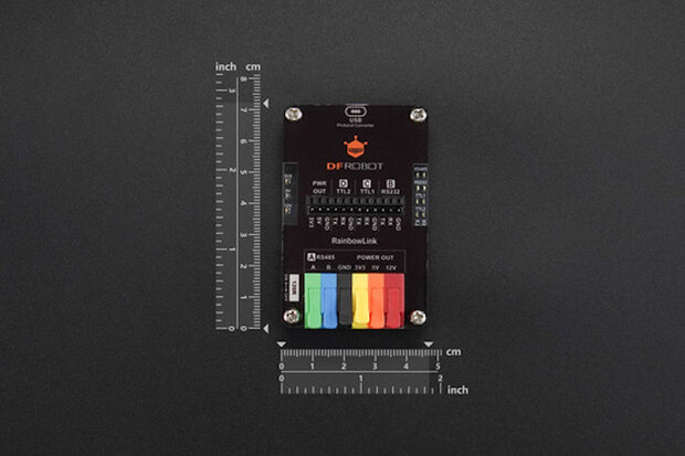 RainbowLink 4 Channel USB to Serial Converter (RS485 / RS232 / TTL) TEL0185