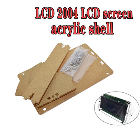 Transparant Acryl Shell Voor LCD2004 Lcd-scherm behuizing