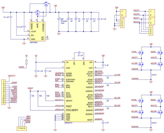 Pololu High-Power Stepper Motor Driver 36V8 – 8A, 6.5V-50V, Pololu 3731