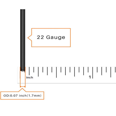 22AWG Flexibele Siliconen Draden – Vertinde Koperdraad, 5 Kleuren (10m per kleur)