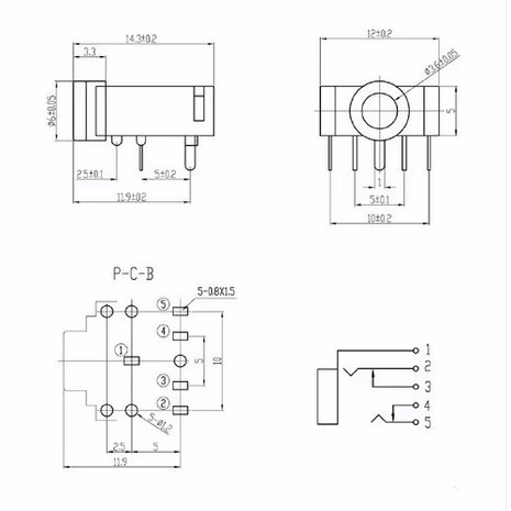 Audio Jack 3.5mm PJ-307 – Premium Audio Connector