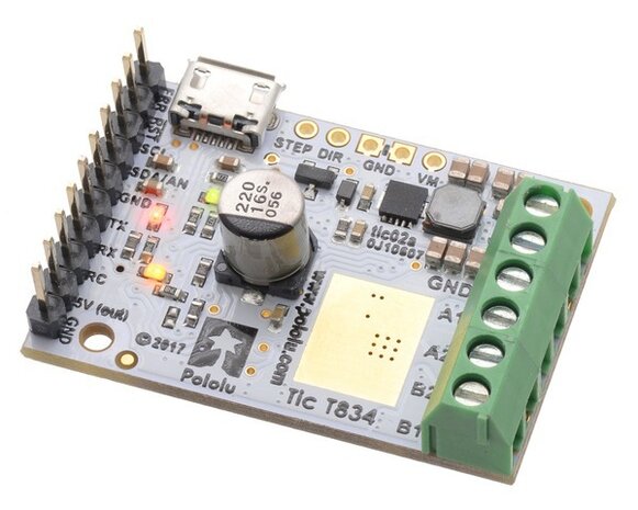 Tic T834 USB Multi-Interface Stepper Motor Controller Pololu 3132